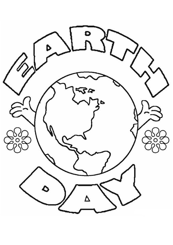 Coloring pages printable earth day coloring pages for kids