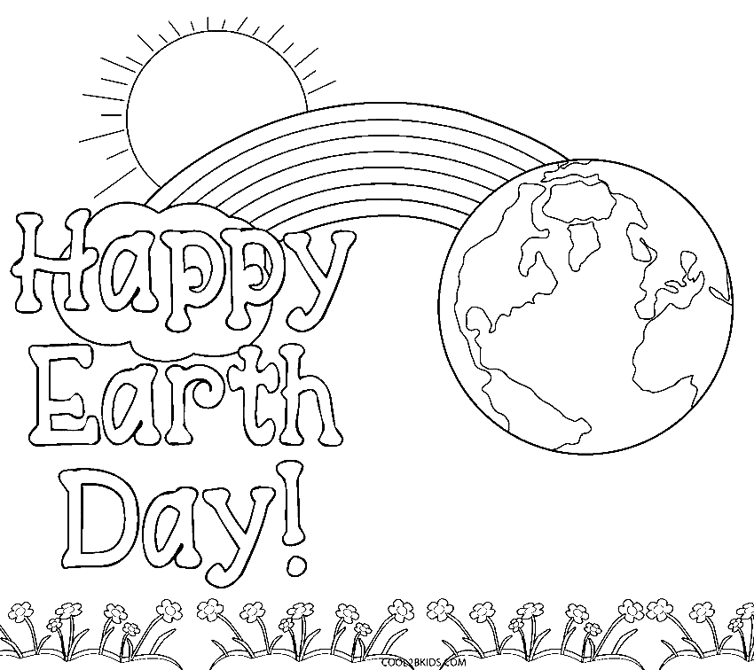 Meaningful earth day printable coloring pages for children