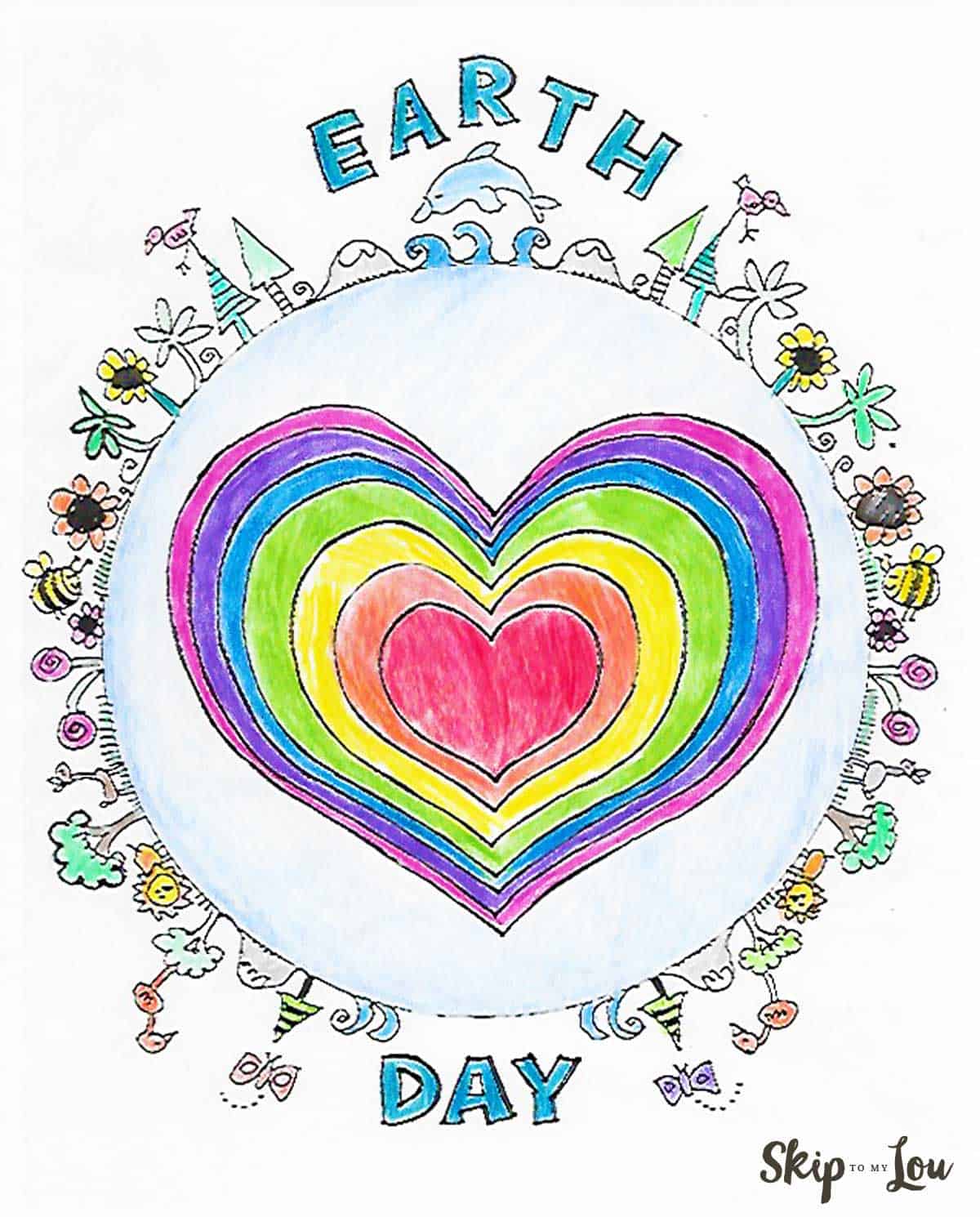 Earth day coloring pages free printables skip to my lou