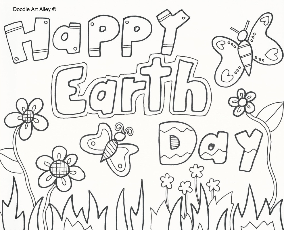 Earth day coloring pages