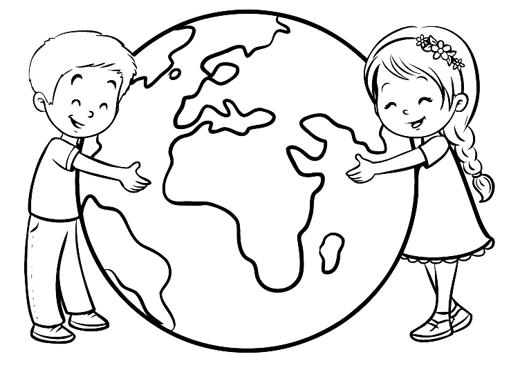 Meaningful earth day printable coloring pages for children