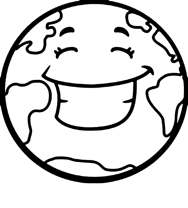 Earth coloring pages printable for free download