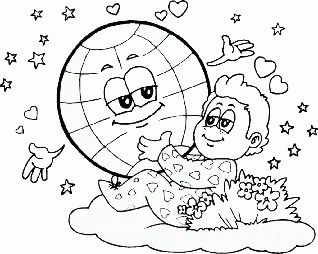 Meaningful earth day printable coloring pages for children