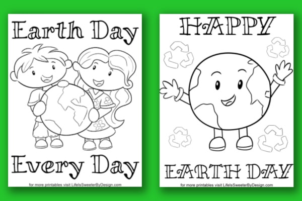 Earth day coloring pages