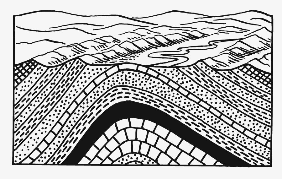 Coloring pages photos and crafts images for education geology earth and space science fold geology