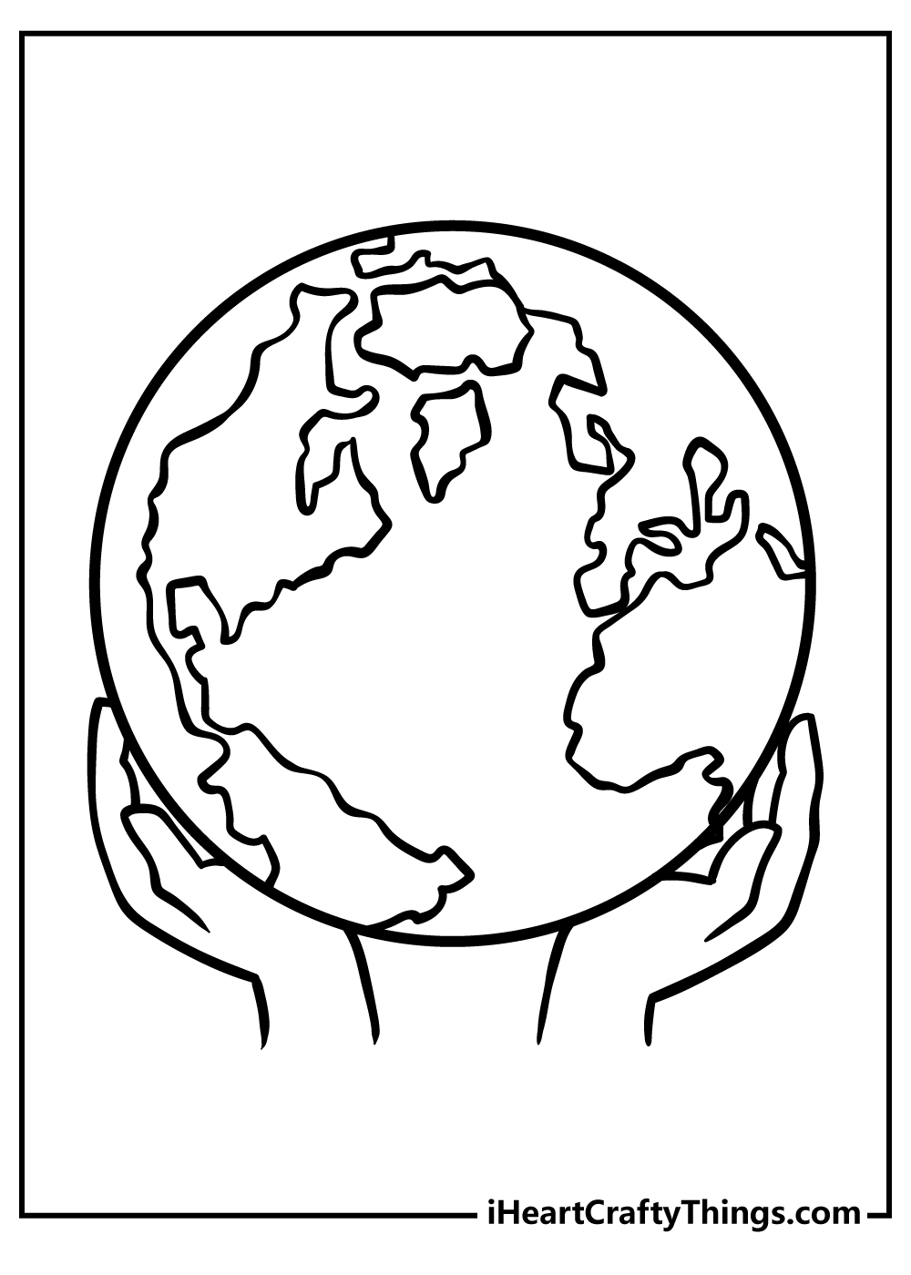 Earth coloring pages free printables