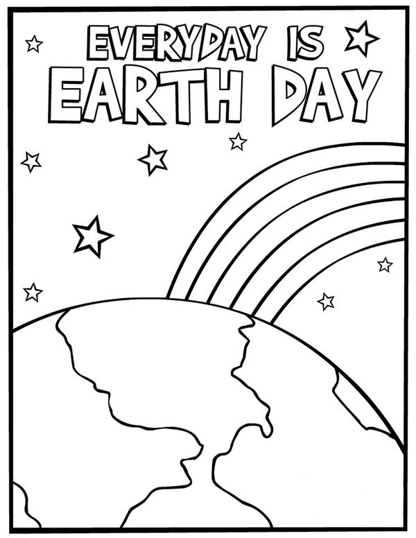 Earth day coloring pages