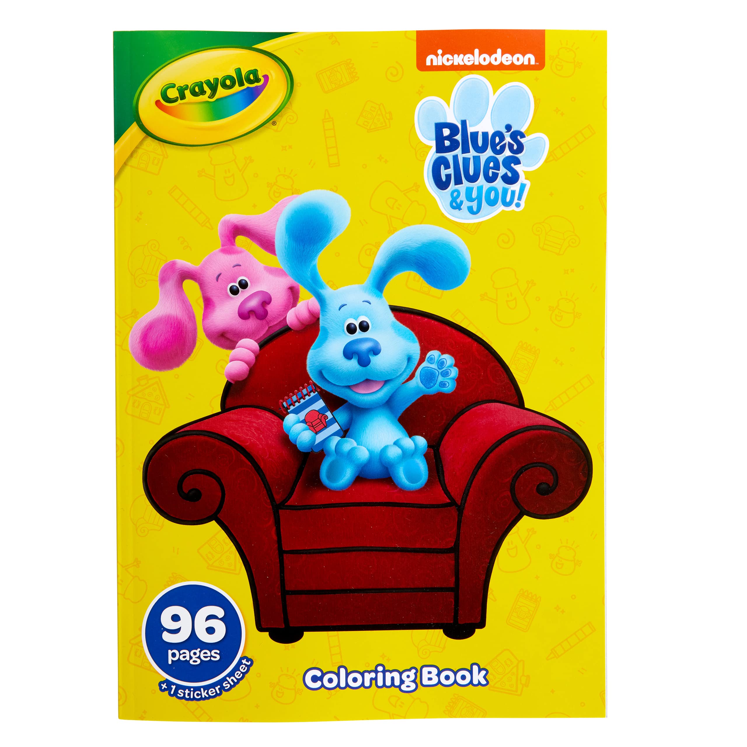 Crayola blues clues coloring book with stickers gift for kids pages ages toys games