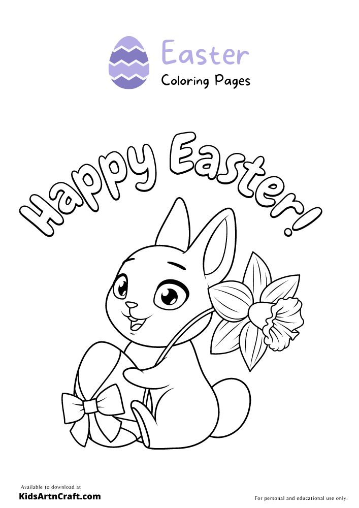 Easter colorg pages for kids â free prtables easter colorg pages prtables free kids easter colourg