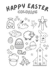Free printable easter coloring pages