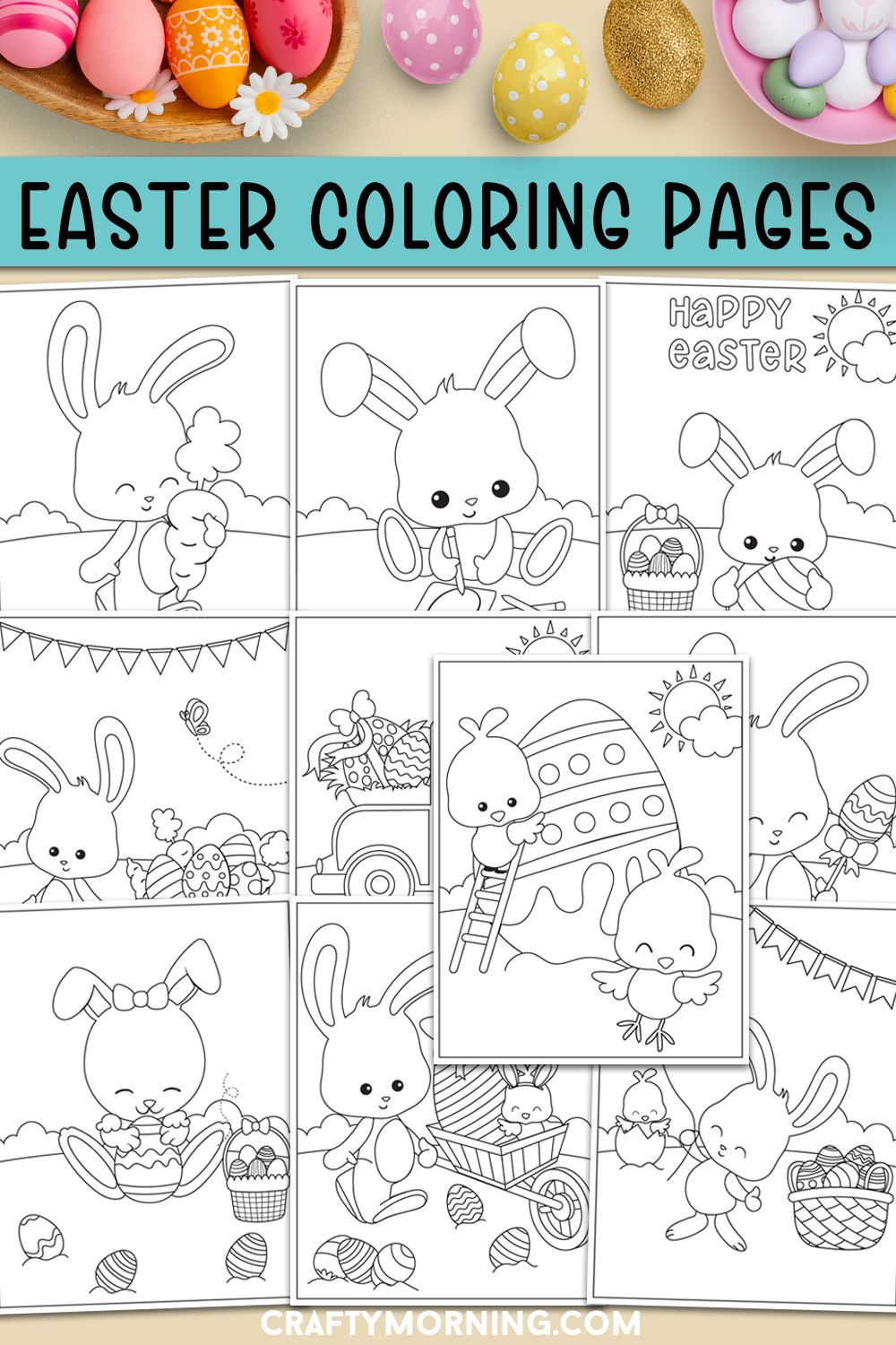 Free printable easter coloring pages