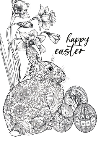 Easter coloring book for adults printbook â monsoon publishing usa