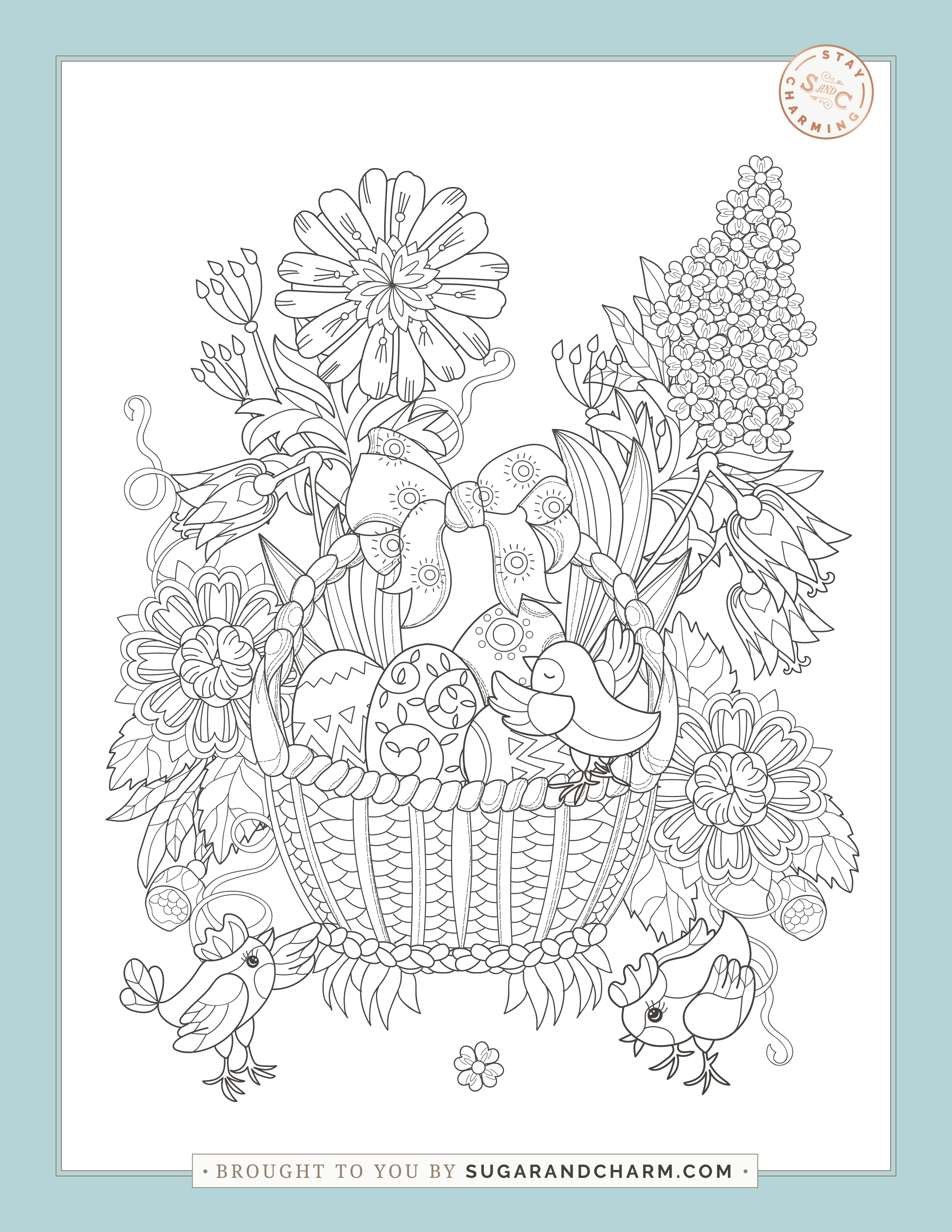 Free printable easter coloring pages