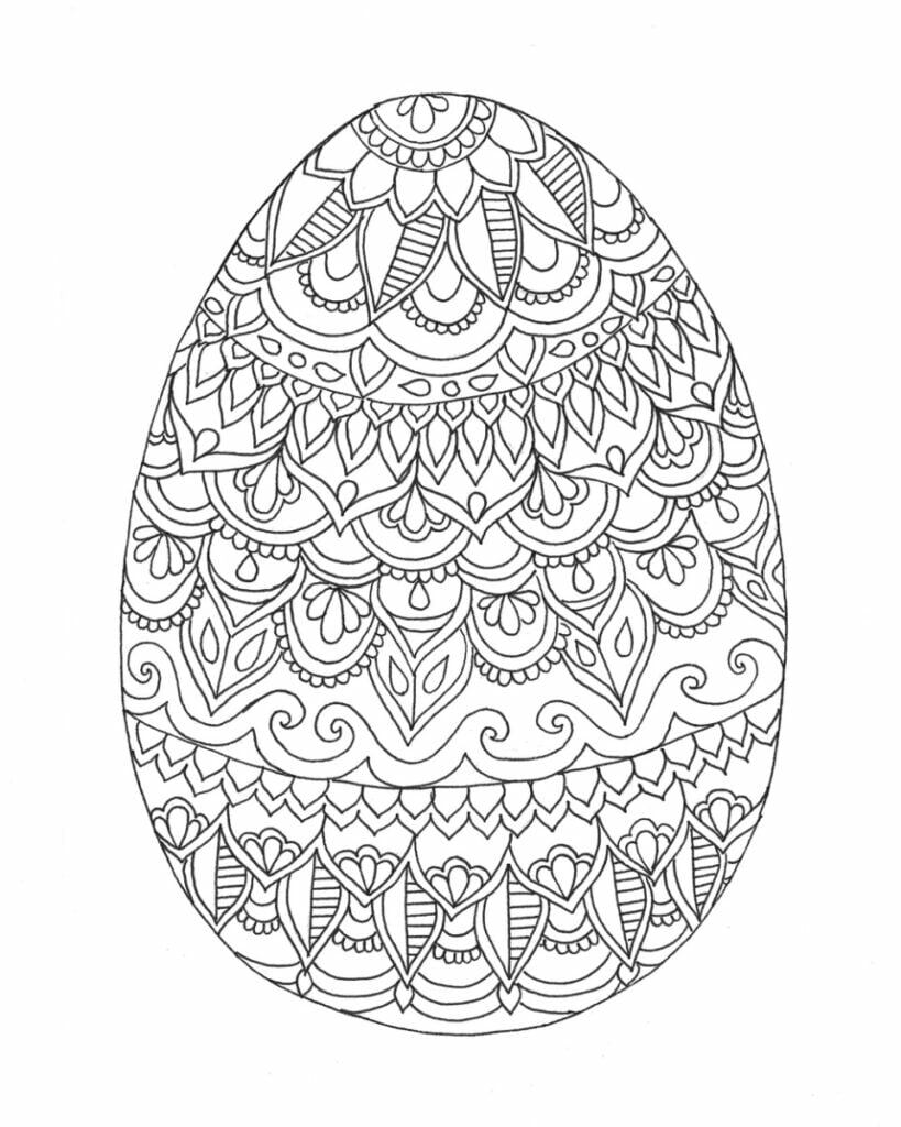 Easter coloring page