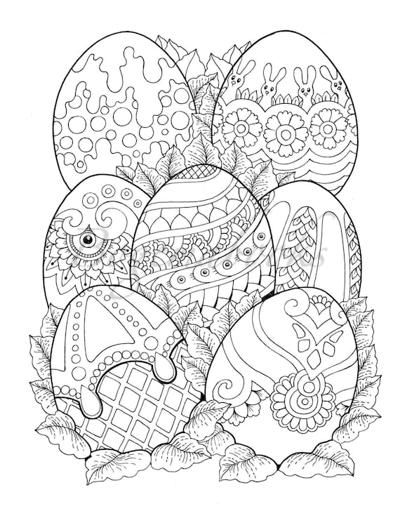 Nice little town easter adult coloring book tatiana bogema coloring pages for relaxation stress relieving coloring book coloring pdf