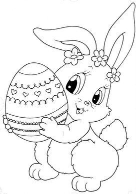 Easter bunny coloring pages wwwmomjunctionc