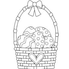 Top free printable easter basket coloring pages online