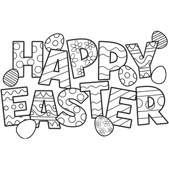 Happy easter free printables