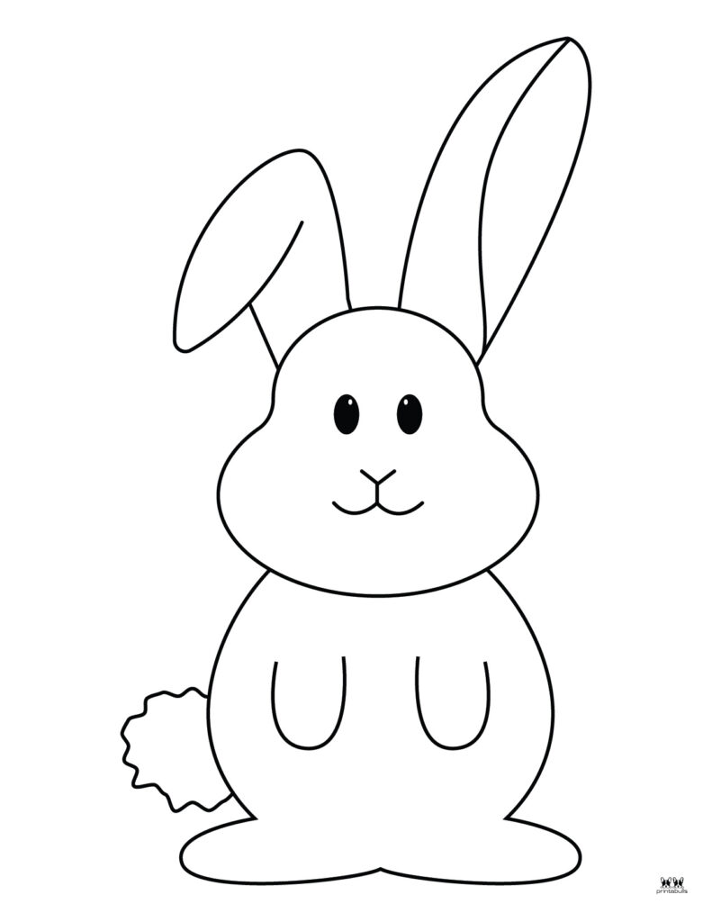 Easter bunny coloring pages