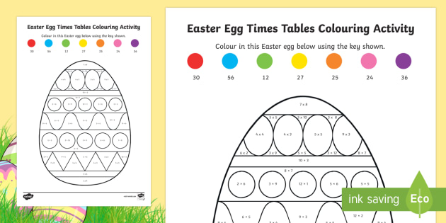 Easter themed worksheet