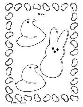 Easter treats coloring pages by sara chadwick tpt