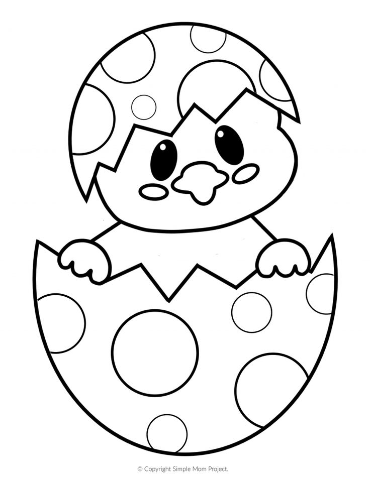 Free printable baby chick coloring page easter egg coloring pages easter coloring pages easter printables free