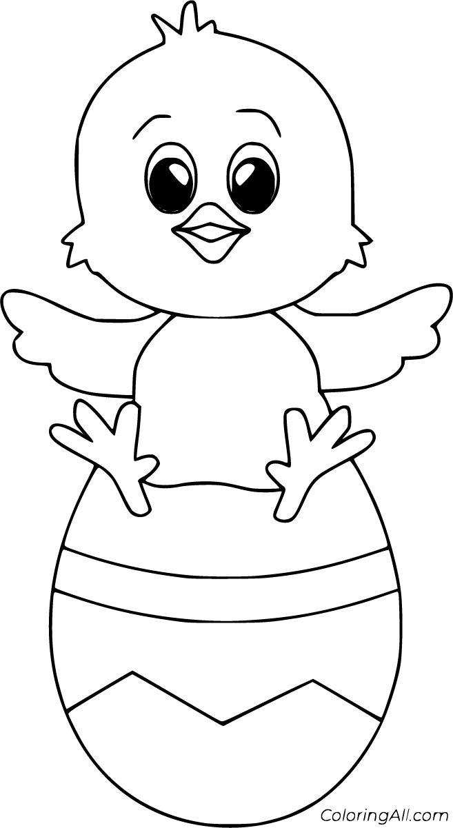 Free printable easter chick coloring pages in vector format easy to print from anyâ easter coloring pictures easter coloring pages printable easter drawings