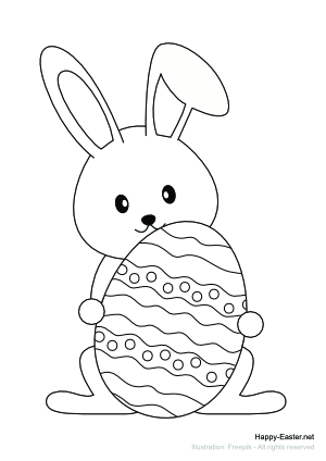 Free easter coloring pages for kids just print and color