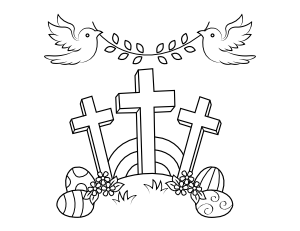 Free printable religious coloring pages