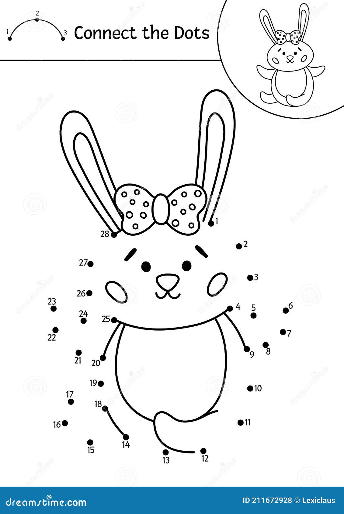 Vector easter dot