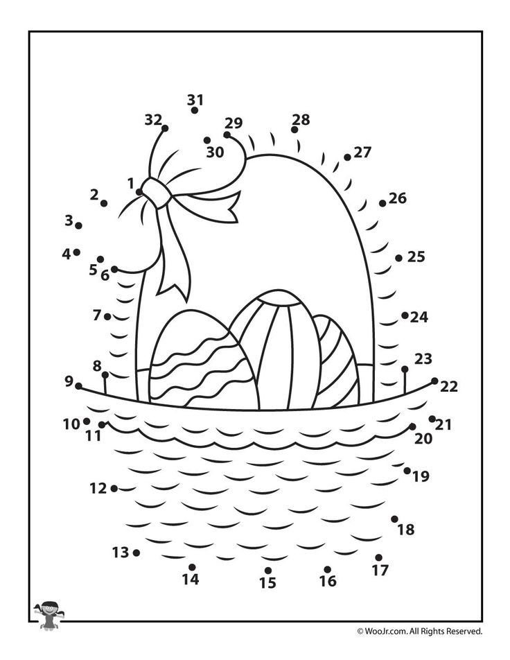 Easter connect the dots printables woo jr kids activities childrens publishing dot to dot printables easter preschool easter kindergarten