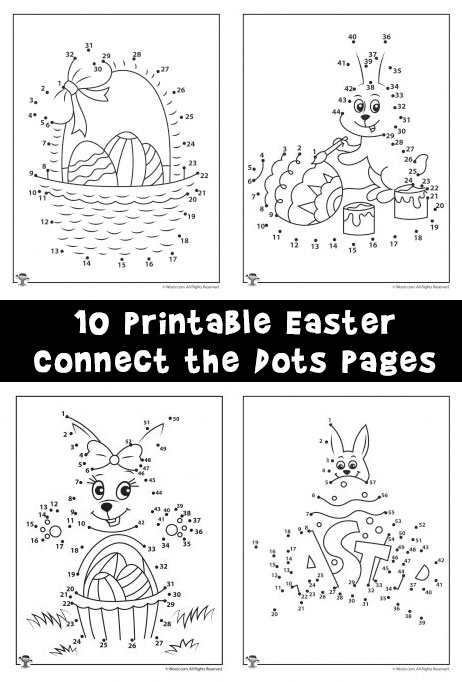 Easter connect the dots printables woo jr kids activities childrens publishing