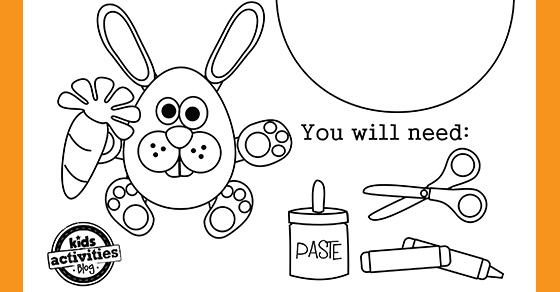 Cutest printable easter egg craft template egg coloring pages kids activities blog