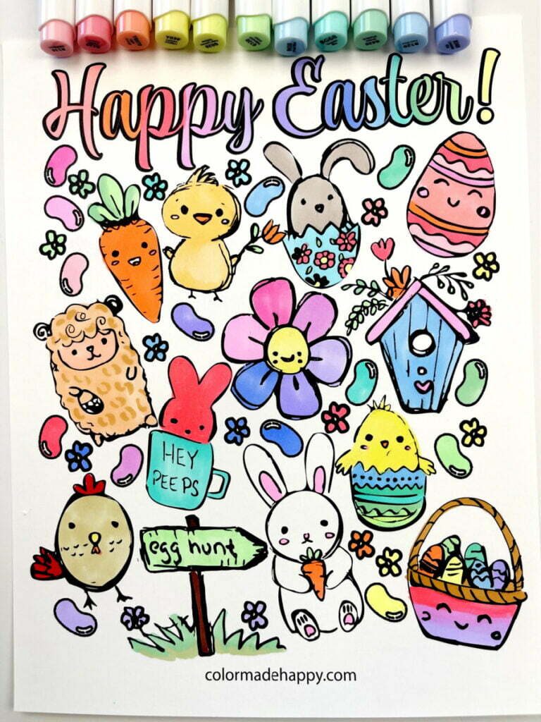 Free printable easter coloring pages