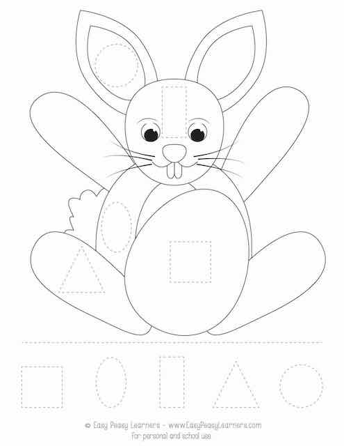 Free easter cut and glue worksheets