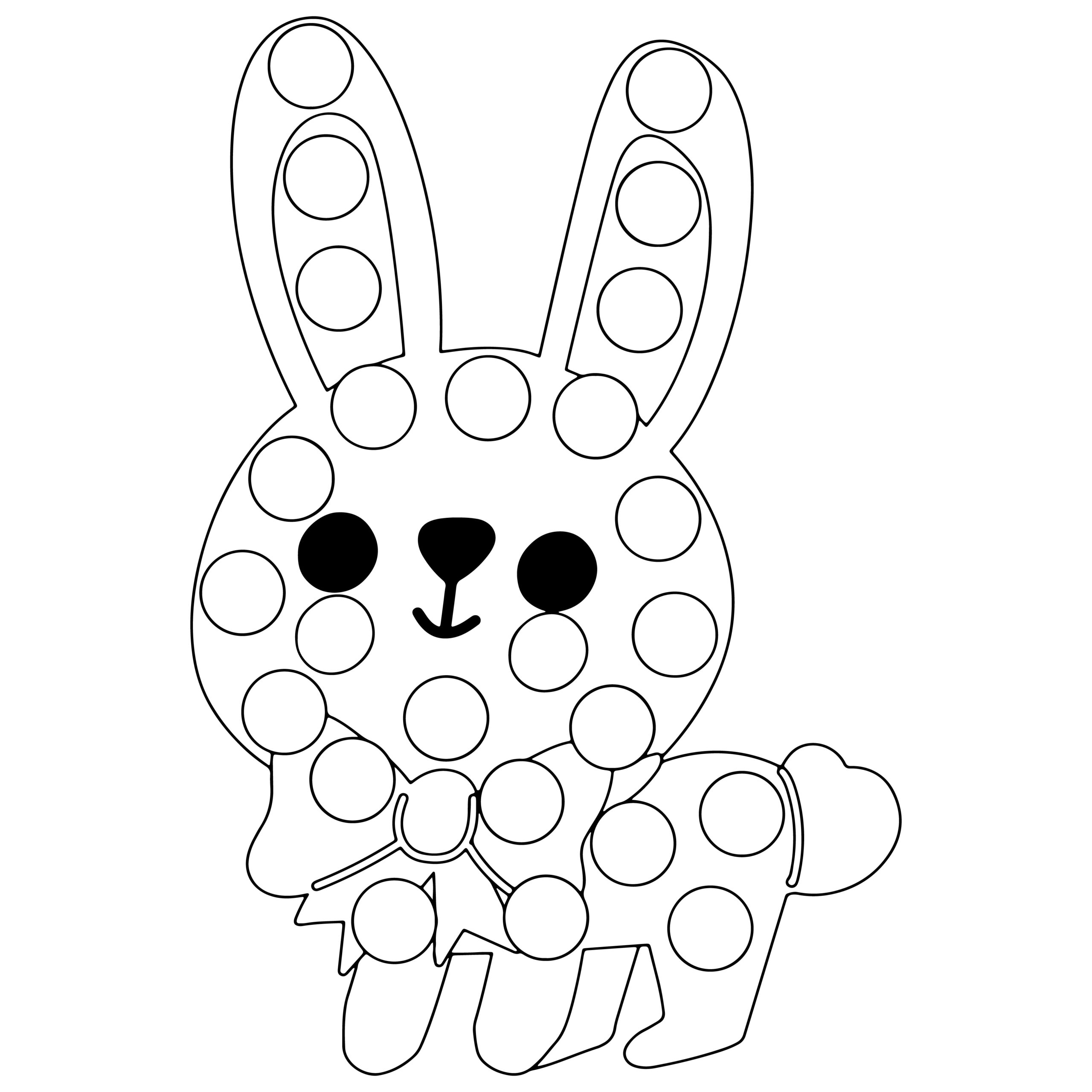 Easter dot markers coloring book easy activity book for toddler and preschool made by teachers