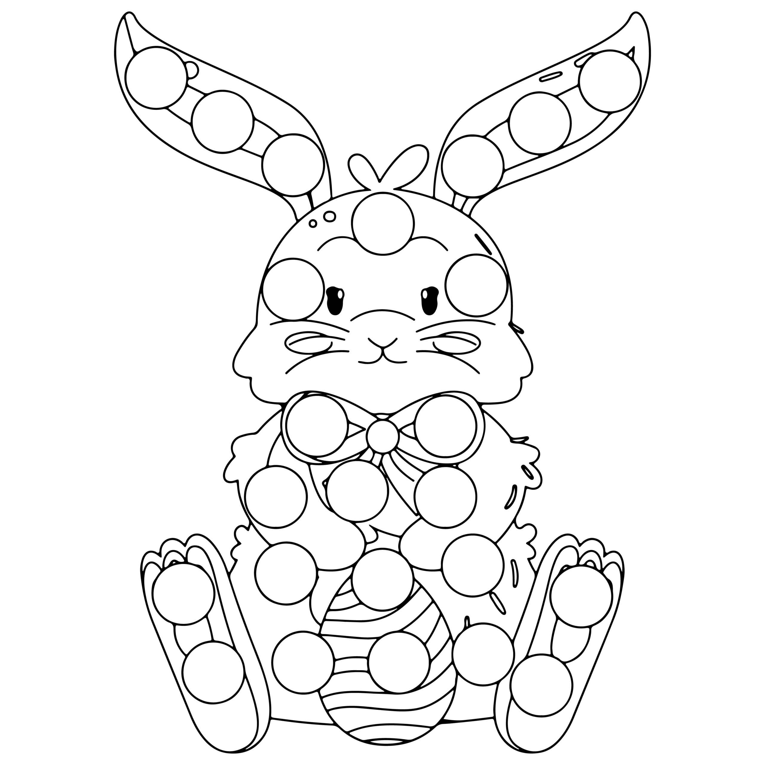 Easter dot markers coloring book easy activity book for toddler and preschool made by teachers