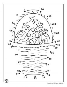 Easter connect the dots printables woo jr kids activities childrens publishing