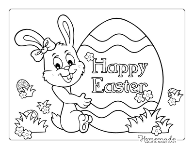 Free easter coloring pages for kids adults