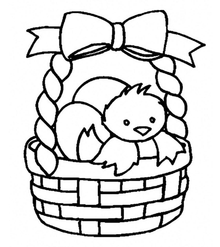 Top free printable easter basket coloring pages online