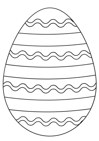 Easter egg coloring page free printable coloring pages