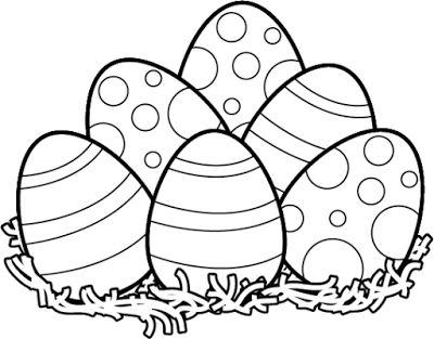 Easter egg clipart black and white bunny coloring pages easter coloring pages easter coloring pictures