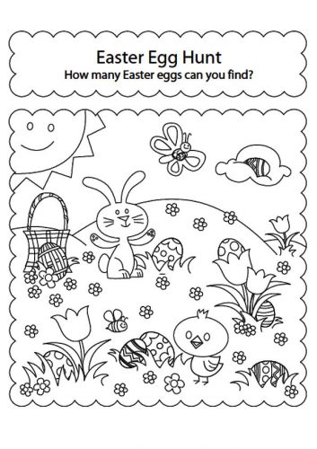 Free easter coloring pages for kids