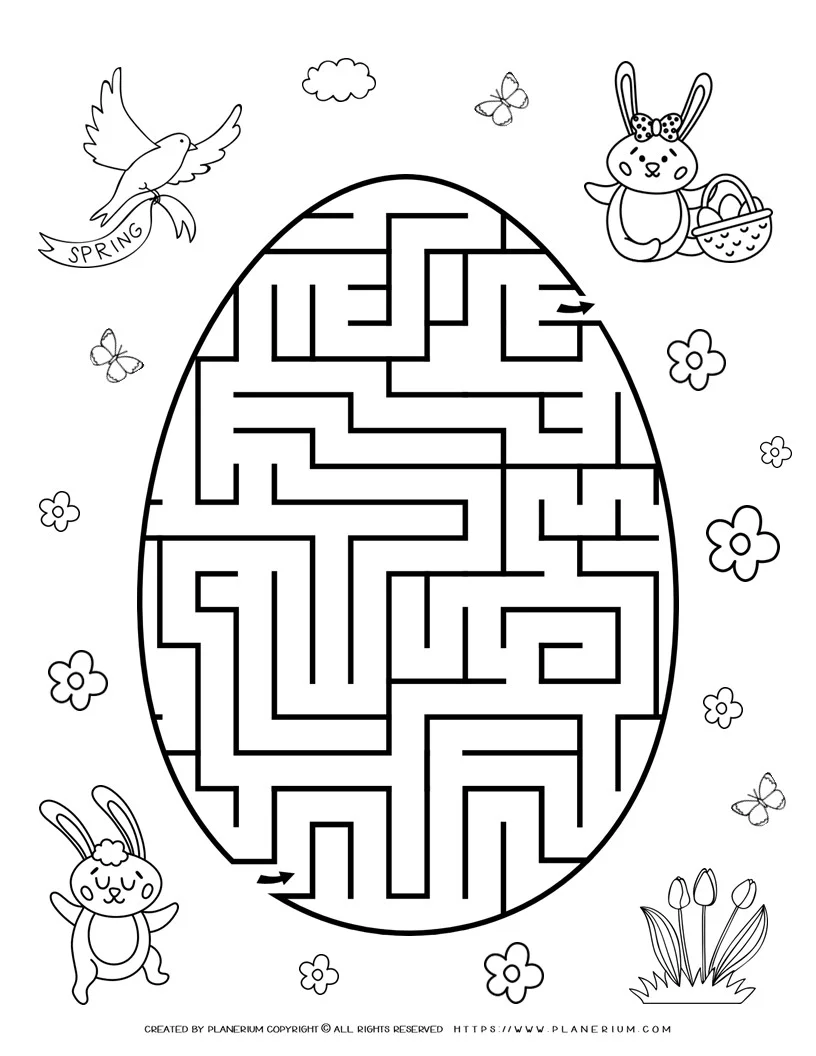 Easter maze
