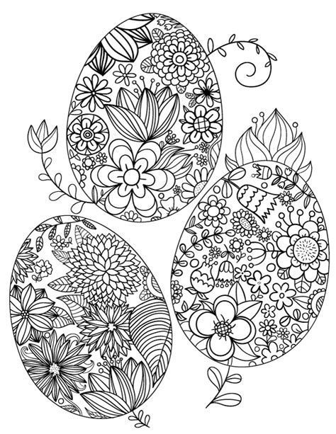 Easter coloring pages for adults