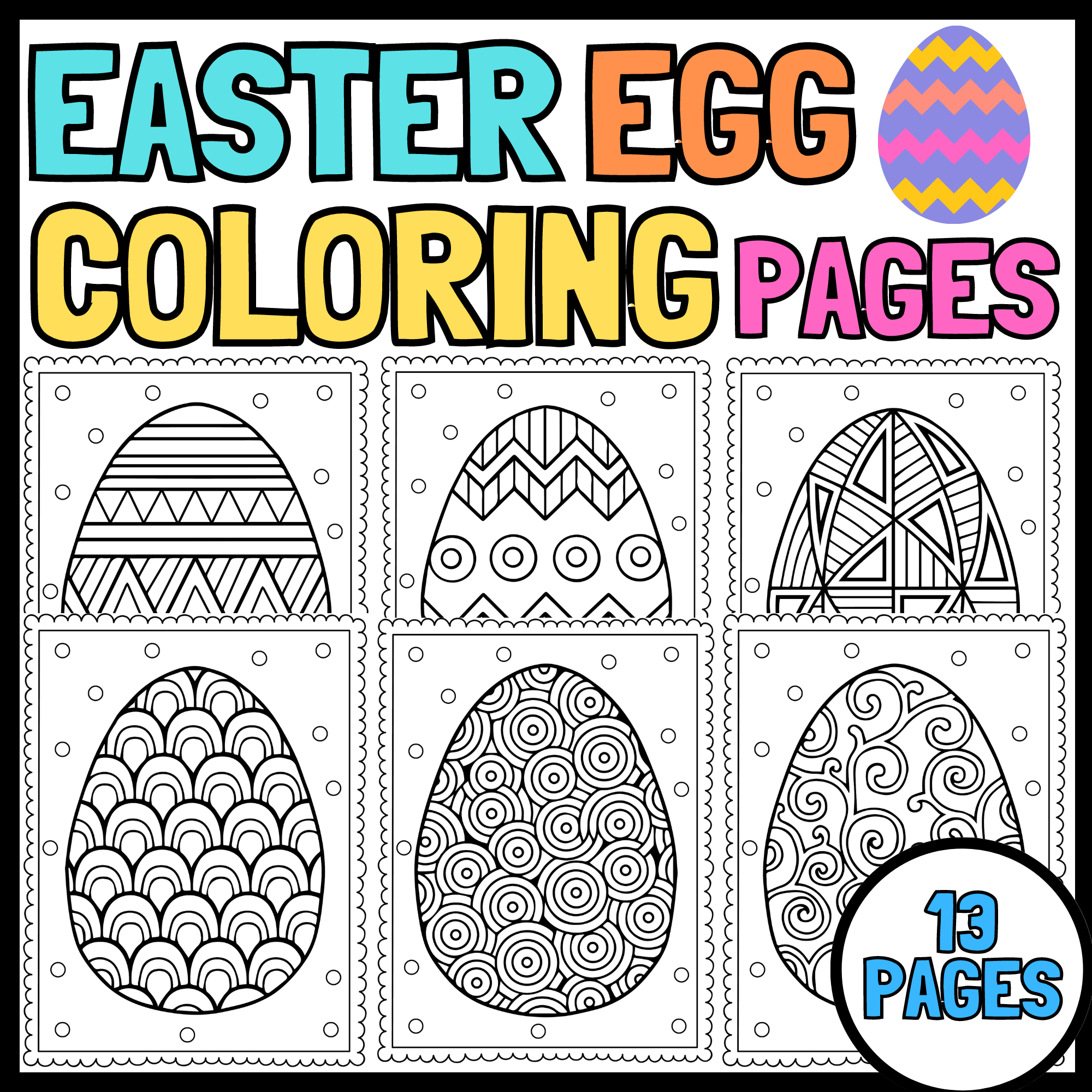 Easter egg coloring pages easter coloring pages easter coloring sheets made by teachers