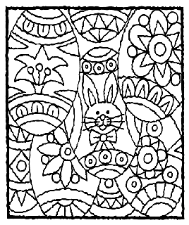 Easter free coloring pages