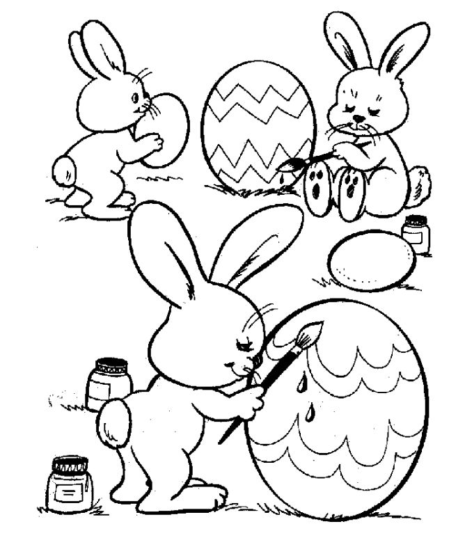 Best places for easter coloring pages for the kids