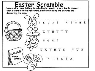 Easter free coloring pages