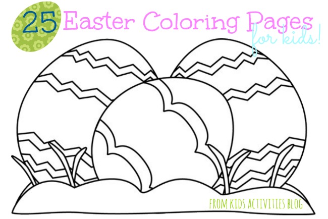 Easter coloring pages for kids